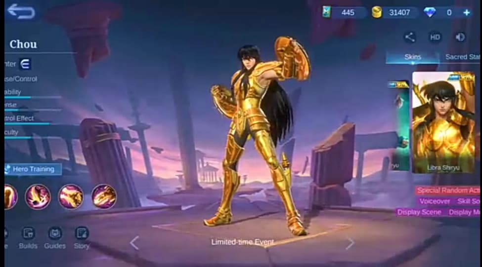 Mobile Legends Saint Seiya