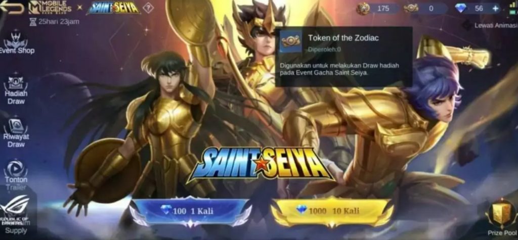 Mobile Legends Saint Seiya