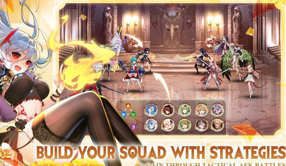 Download Girls Connect: Idle RPG