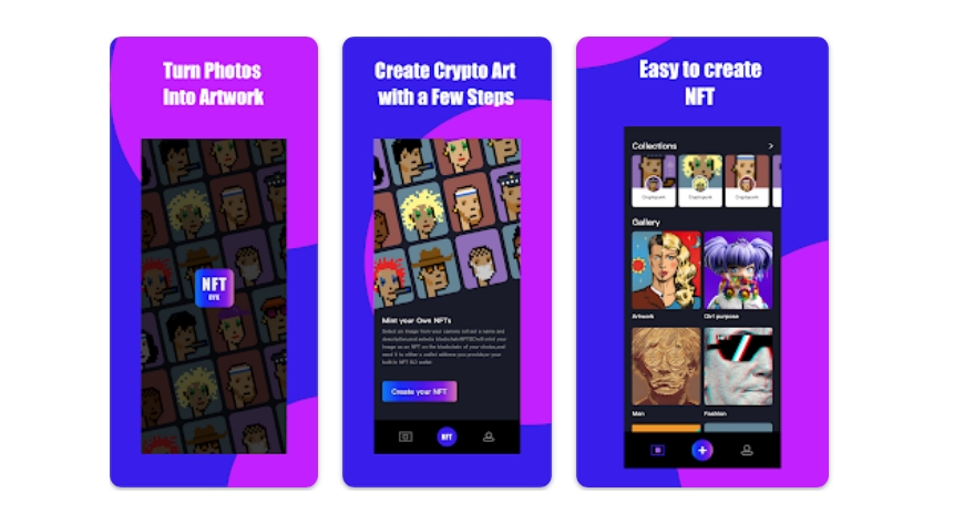 NFT Create Android Applications