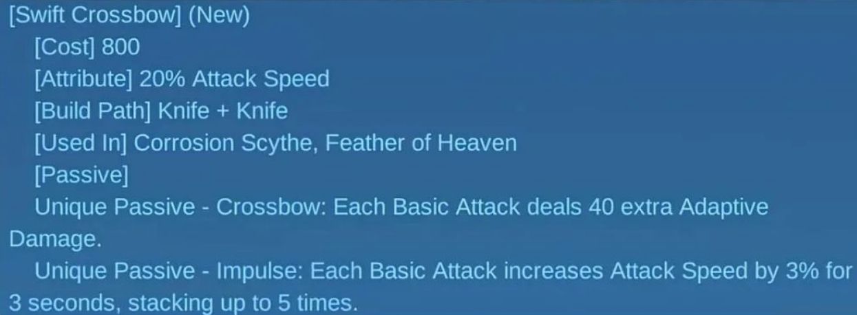 Mobile Legends Swift Crossbow