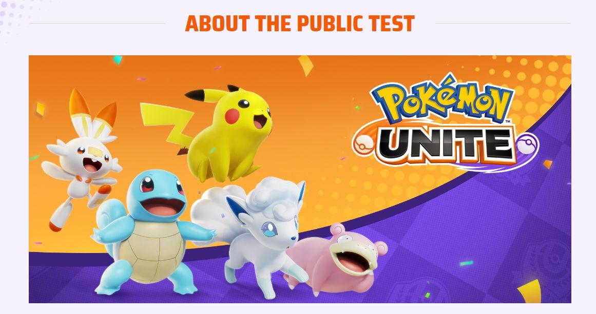 Download Pokemon Unite Public Test Server