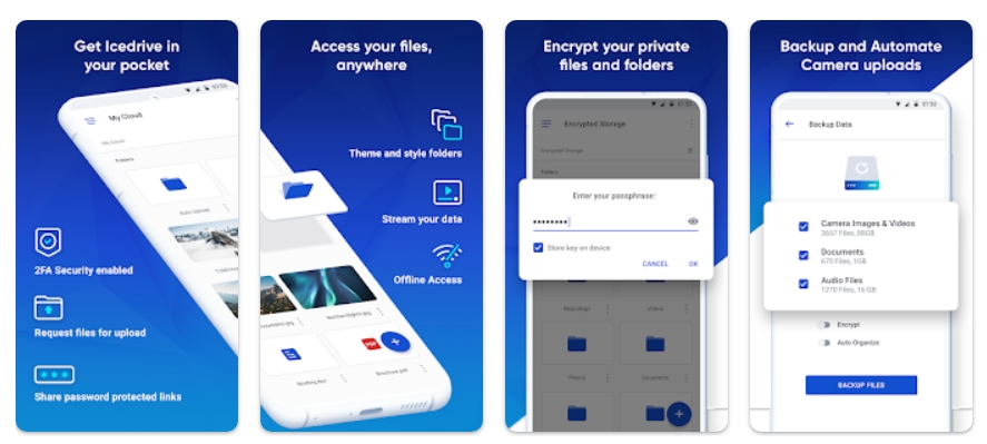 Cloud Storage Android Apps