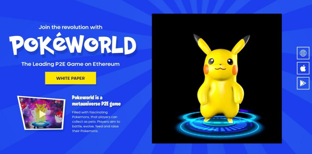 NFT Pokemon Games