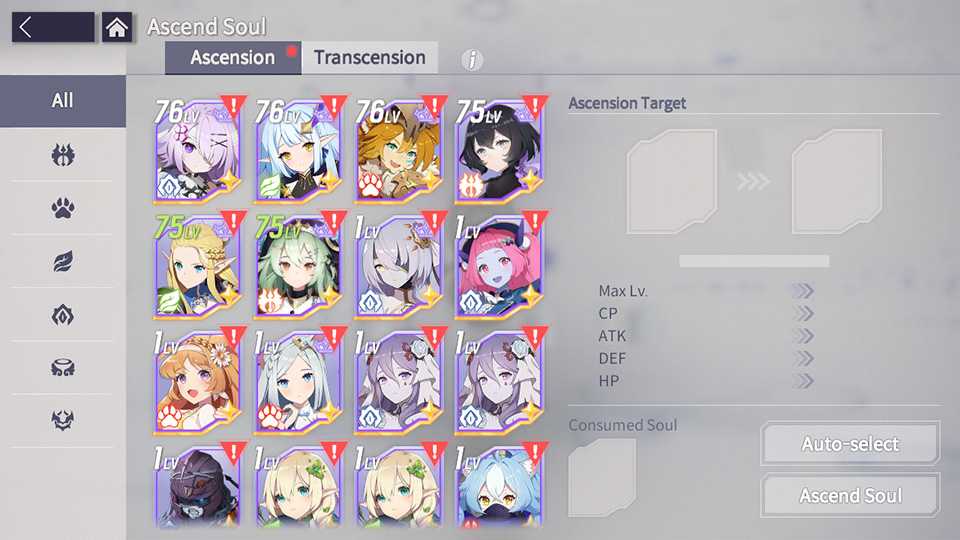 Eversoul Combat Power