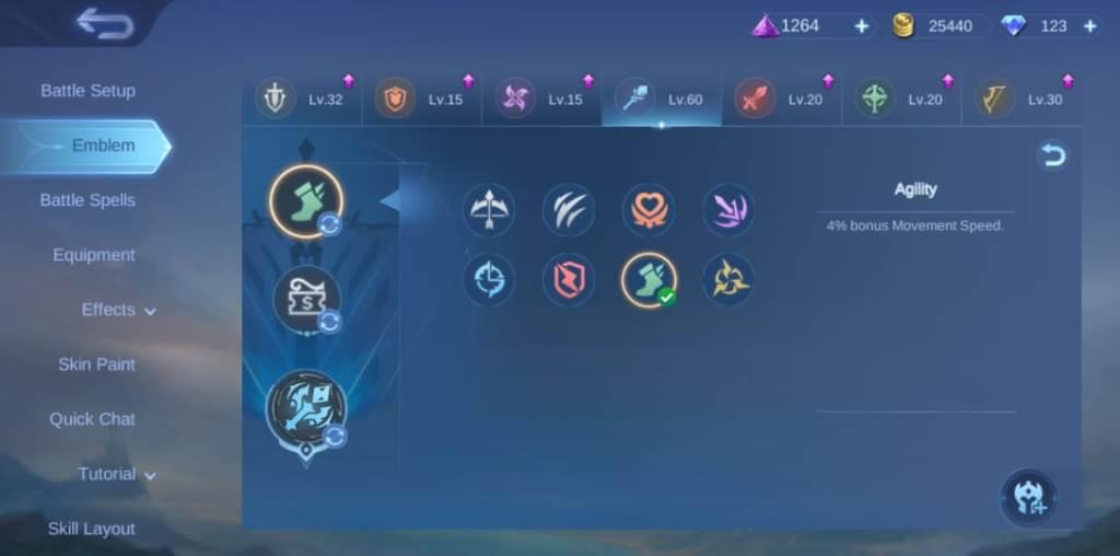 Mobile Legends New Talent Emblem