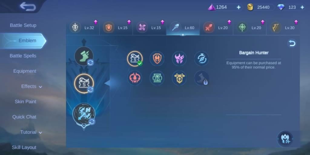 Mobile Legends New Talent Emblem