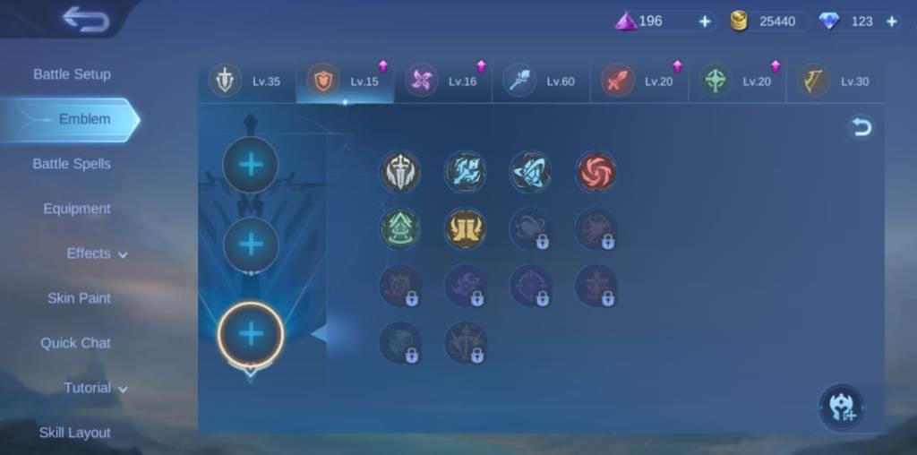 Mobile Legends New Talent Emblem