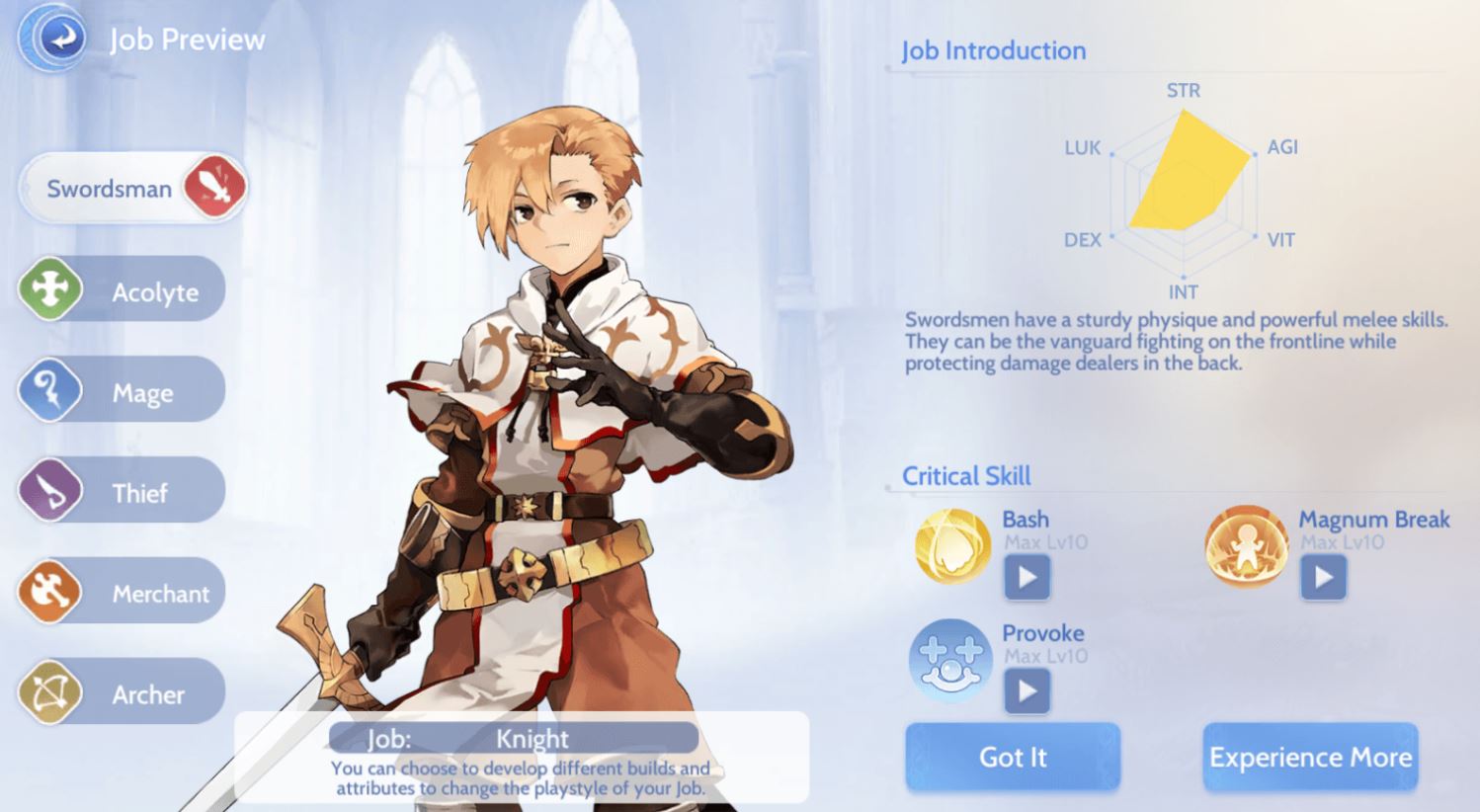 Ragnarok Origin Job Guide