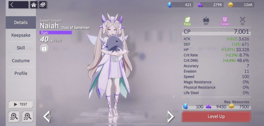 Eversoul Naiah Guide