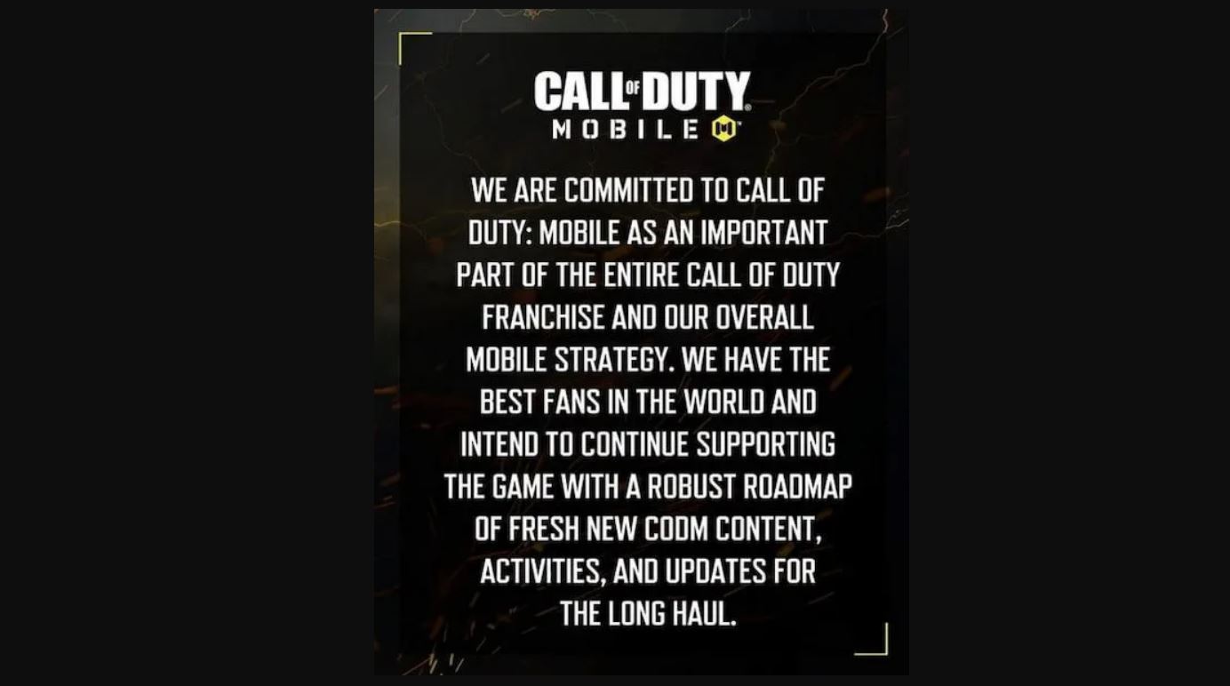 Call of Duty Mobile Shut down