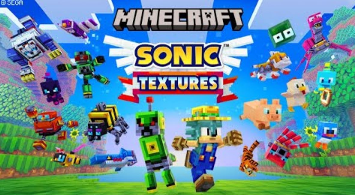 Minecraft DLC Introduce Sonic to The Blocky World