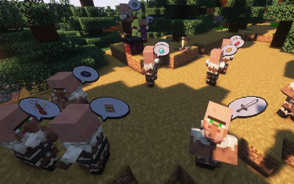 Minecraft Communication Bubbles
