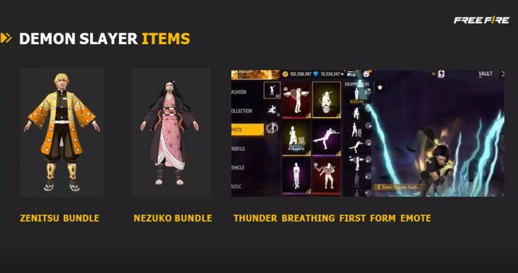 Free Fire Demon Slayer