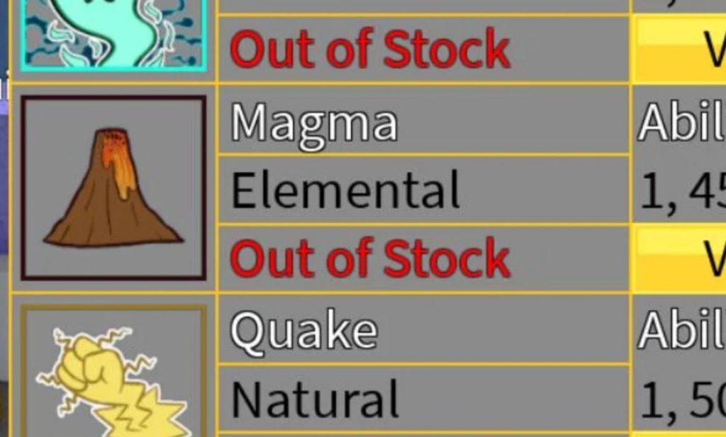 Blox Fruit Awaken Magma Fruit