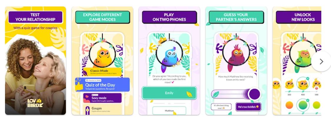 Mobile Games for Couples