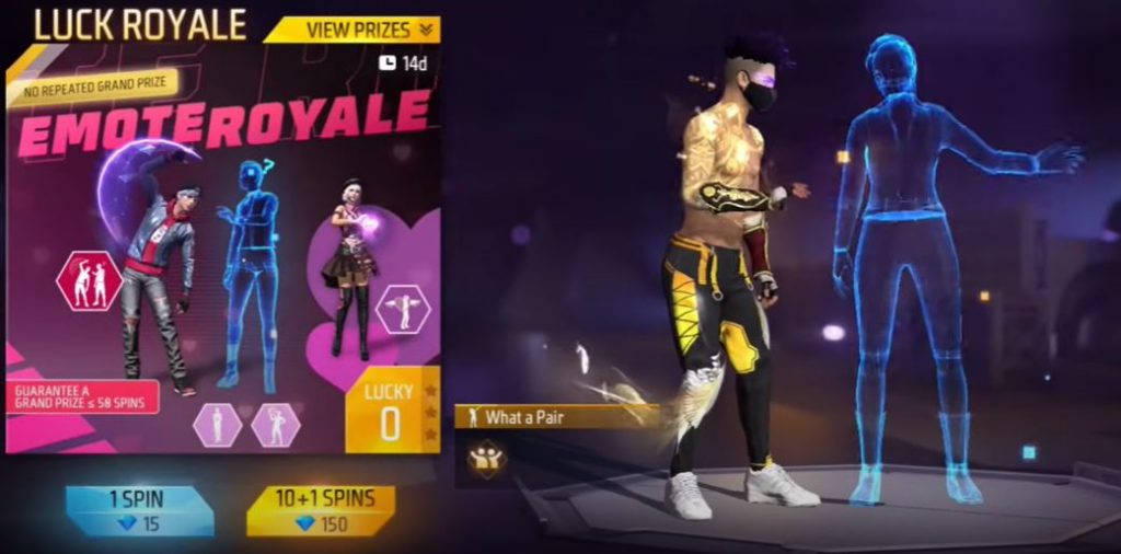Free Fire Max Valentine
