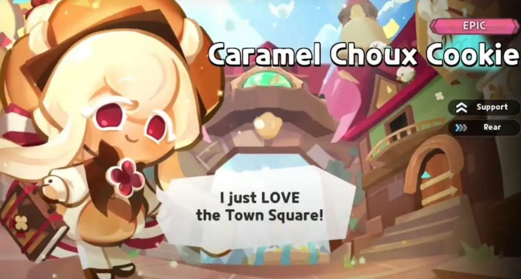 Caramel Choux Cookie