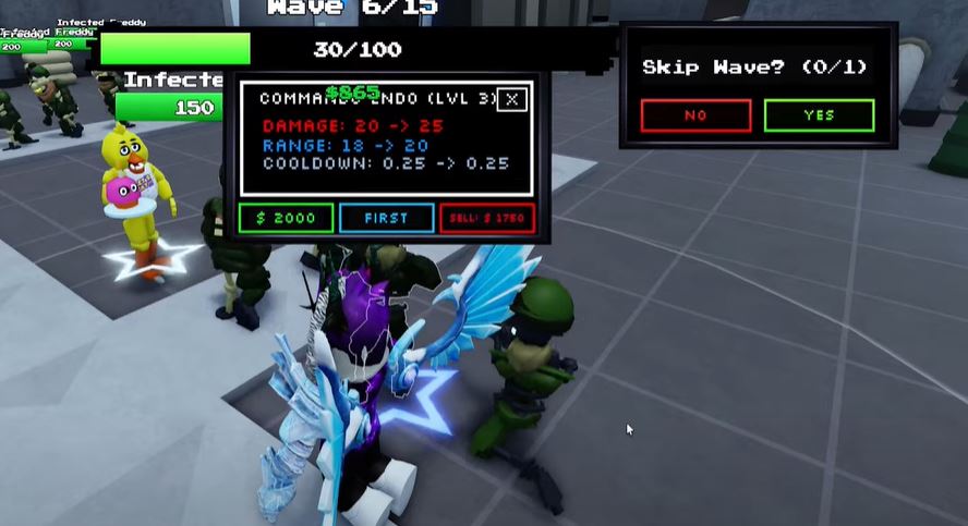 Commander Endo Roblox Five Nights Tower Defense