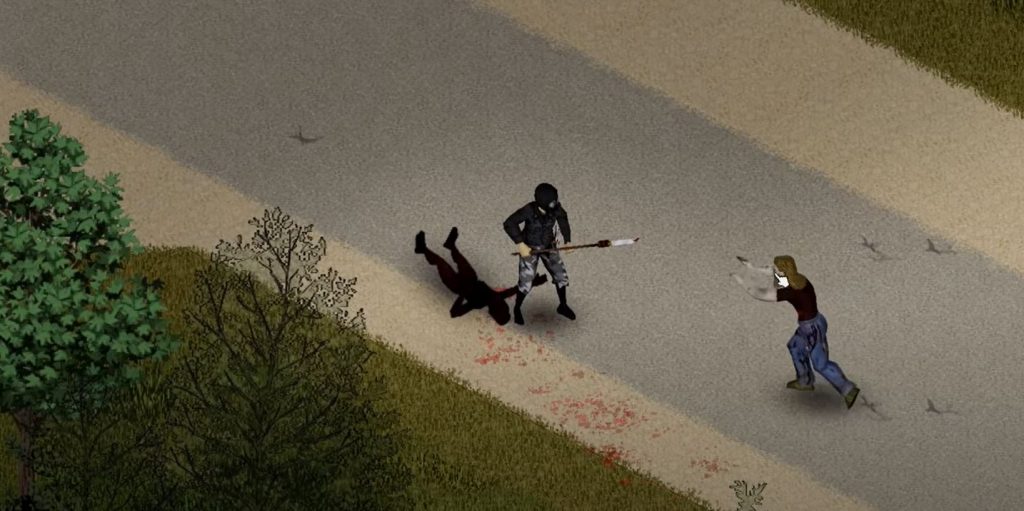 Spears in Project Zomboid