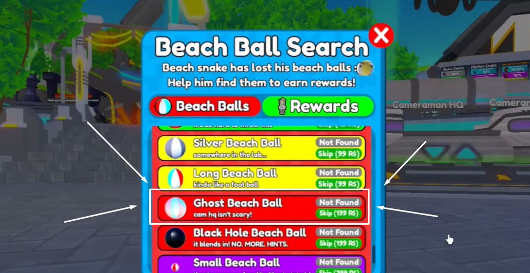 Ghost Beach Ball