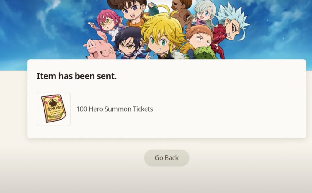 Seven Deadly Sins Idle Adventure Codes
