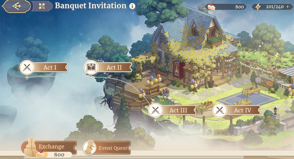 Sword of Convallaria Paradise Event