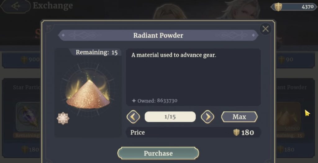 Sword of Convallaria Simona Event