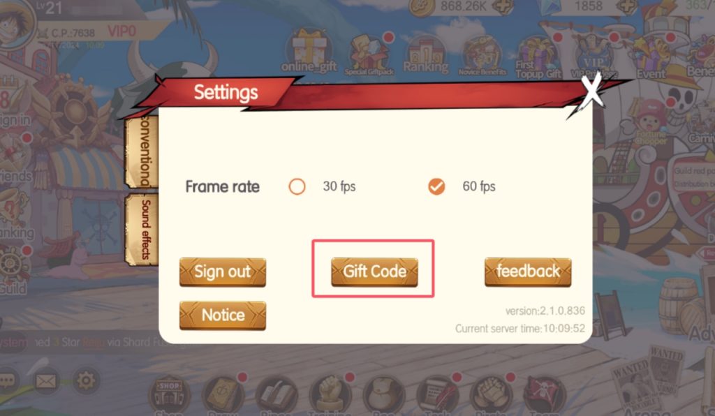 ONEPIECE GZ Codes