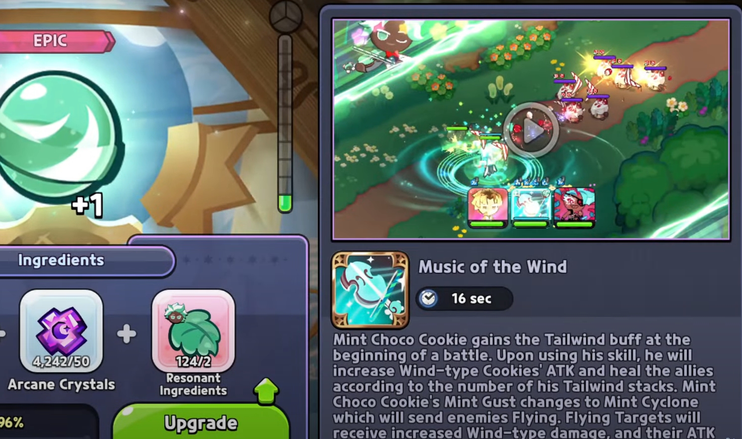 Cookie Run Kingdom Mint Choco