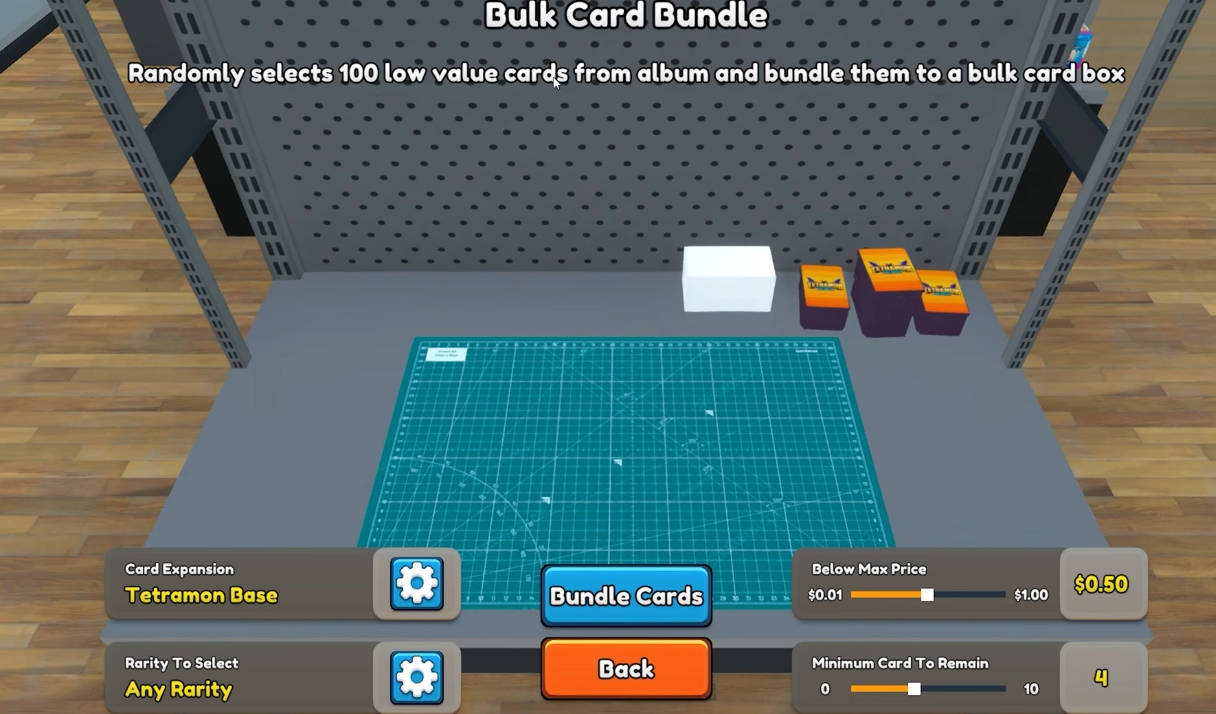 TCG Card Shop Simulator Workbench