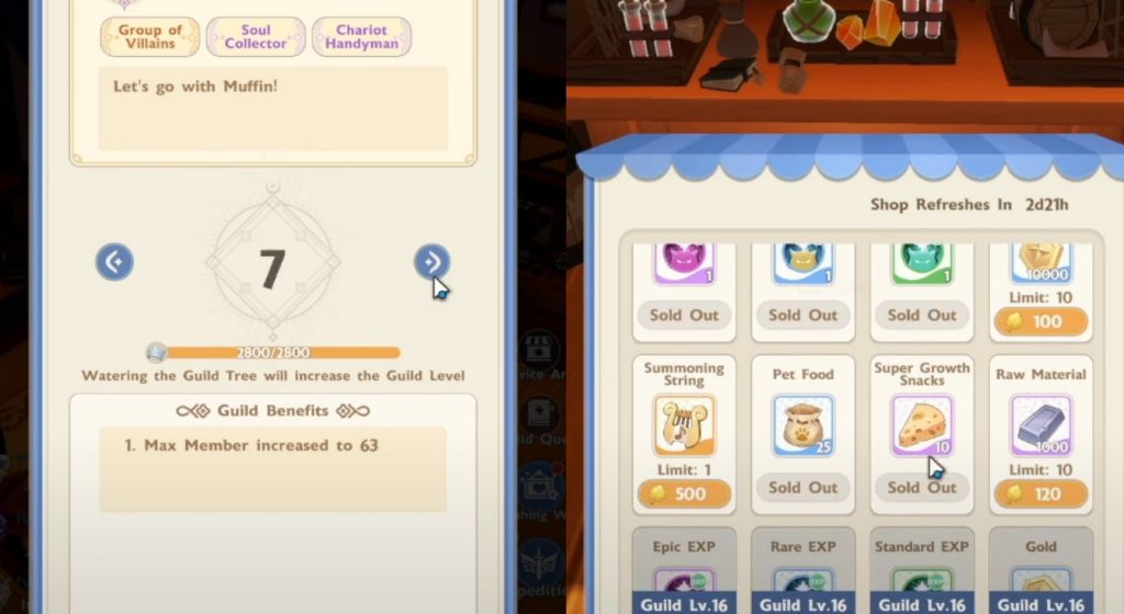 Go Go Muffin Guild Guide, All You Need to Know