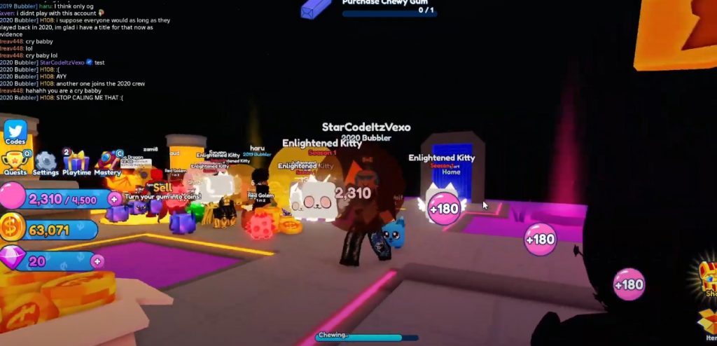 Bubble Gum Simulator INFINITY