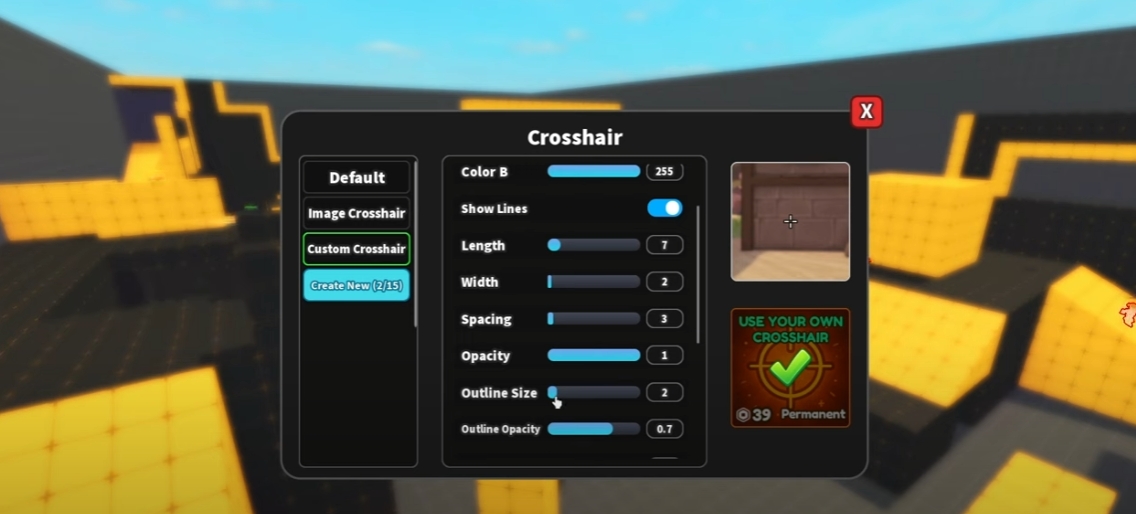 10 Best Crosshair Settings in Hypershot