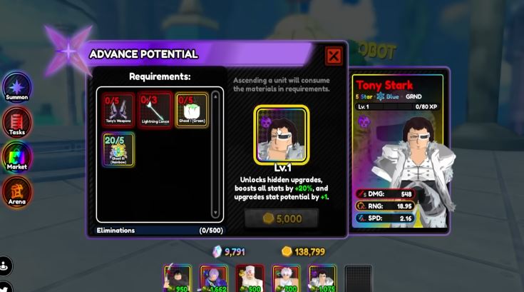 Tony Stark All Star Tower Defense ASTD X Guide, Skill Info & More!