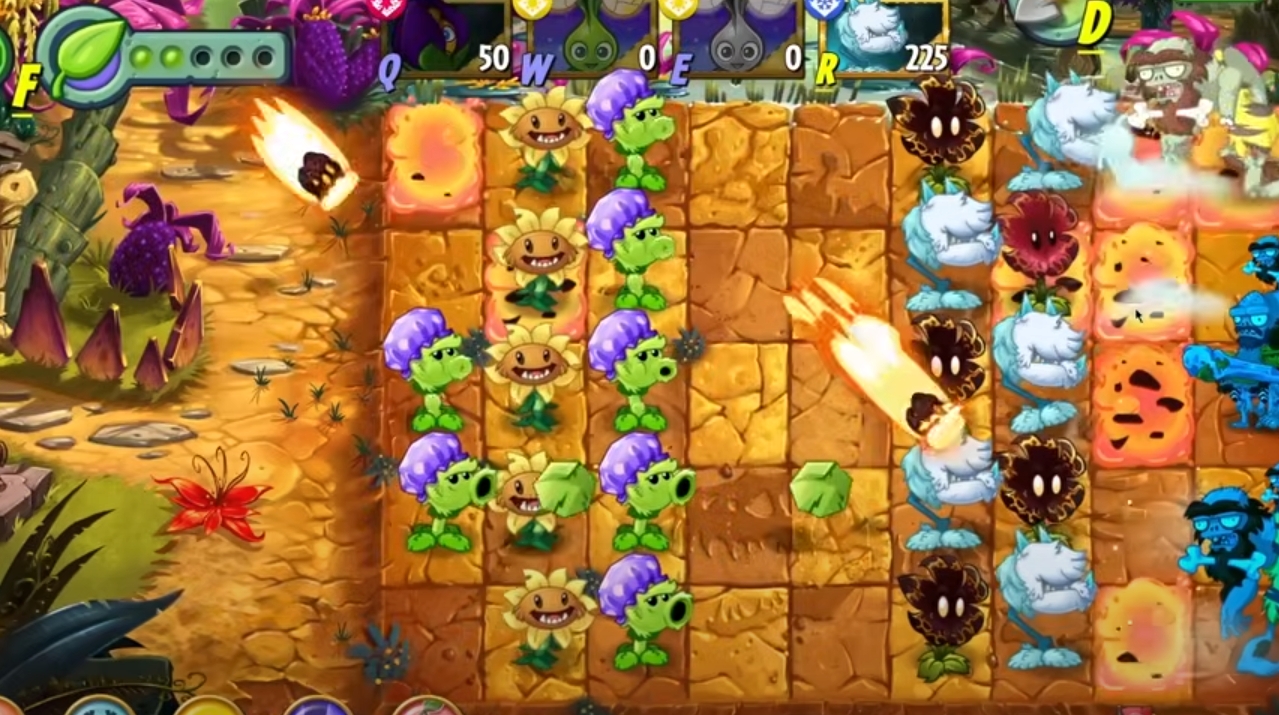 Plants vs Zombies 2 Gardenless