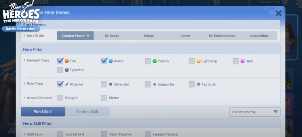 Blade & Soul Heroes Team Building Guide, How to Build Your Teams!