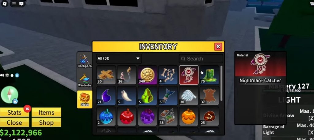 How to Get Nightmare Catcher in Blox Fruits Roblox Guide