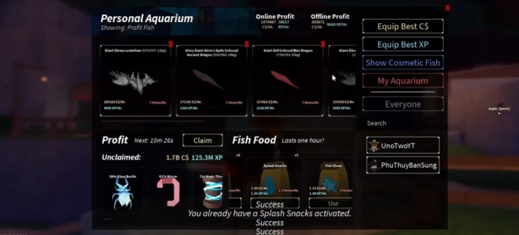 Best Aquarium Method to Earn Millions in Fisch Roblox [NEW]