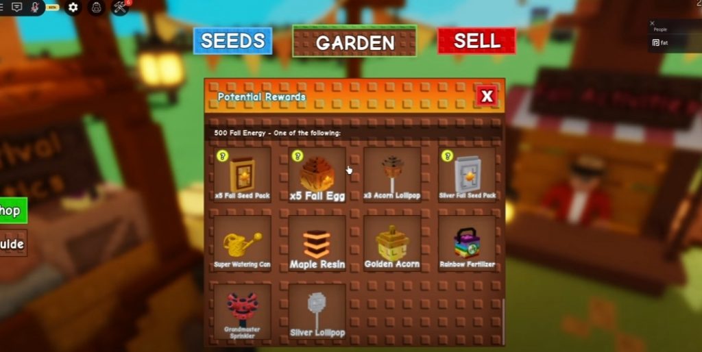 Grow a Garden Fall Market Part 2 Guide Buff & How to Claim Rewards!