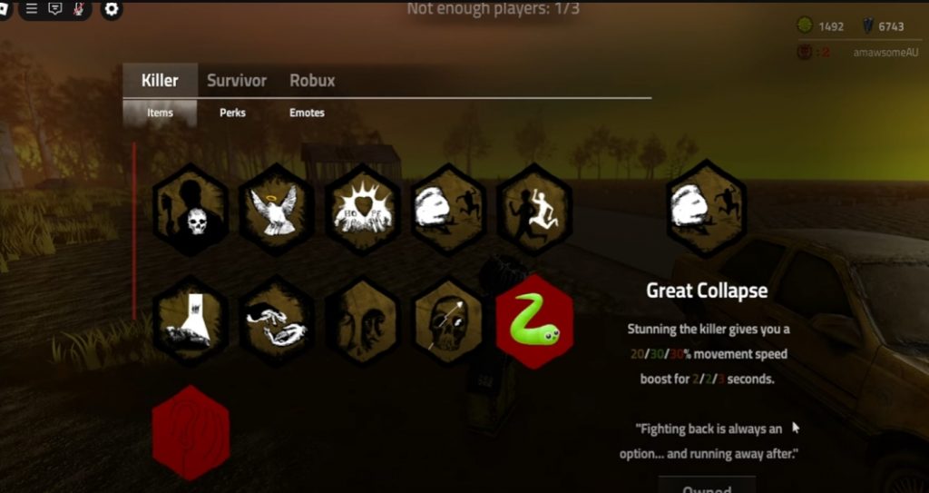 Violence District Best Survivor Perks for Looping Killer