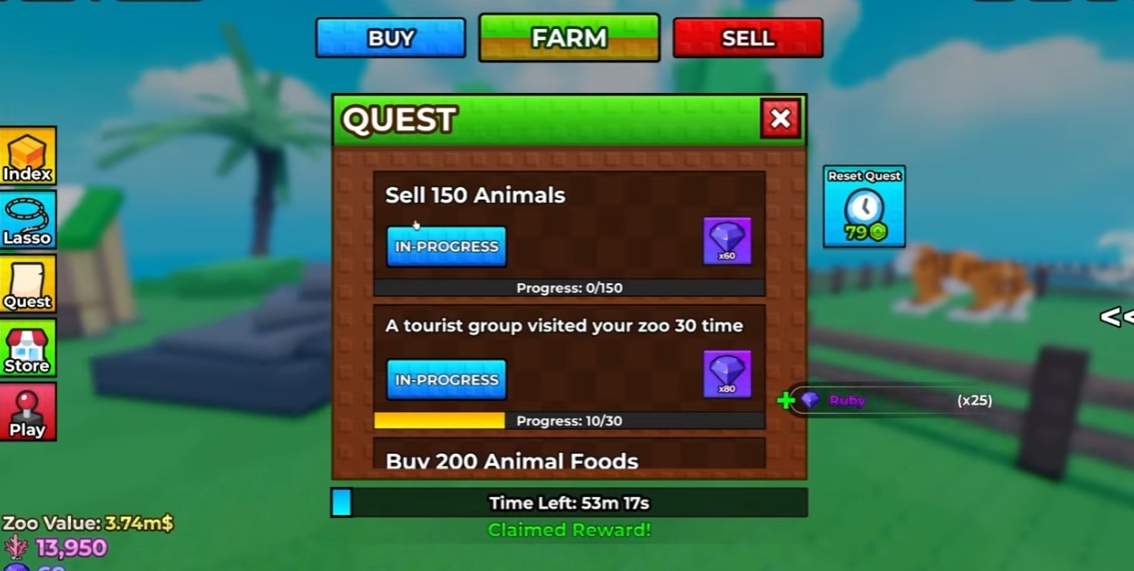 All Raise Animals Quests and Rewards List Guide