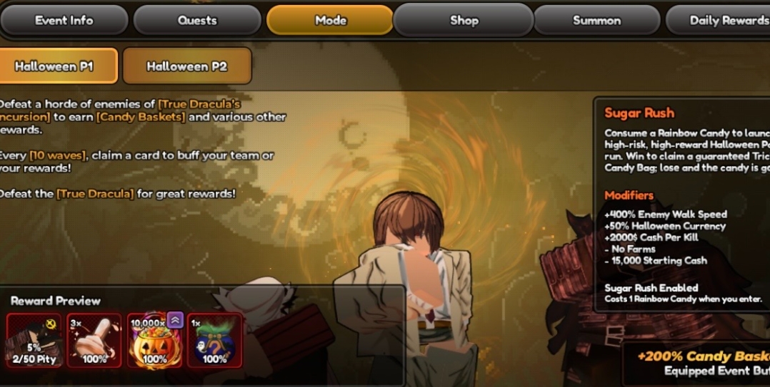 Anime Last Stands Sugar Rush Event Full Guide, How to Get Rainbow Candy, Bags & More!