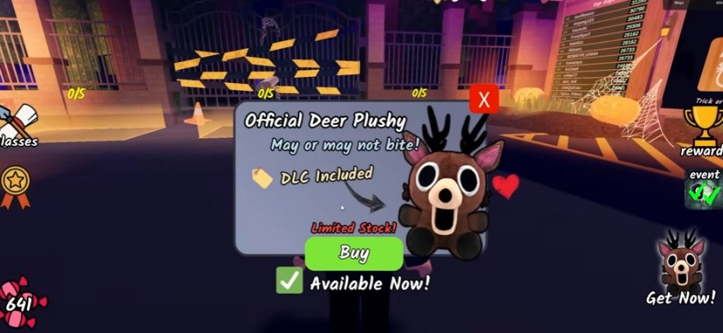 99 Nights in the Forest Deer Plushie Guide, Effect, and How to Get It!