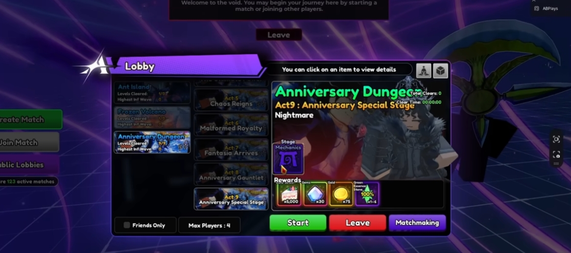 How to AFK Farm Cake Anime Vanguards Update 9