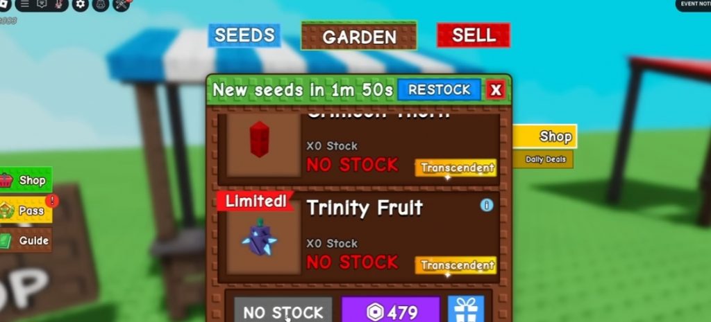 How to Get the Trinity Fruit Seed Roblox Grow a Garden Guide!