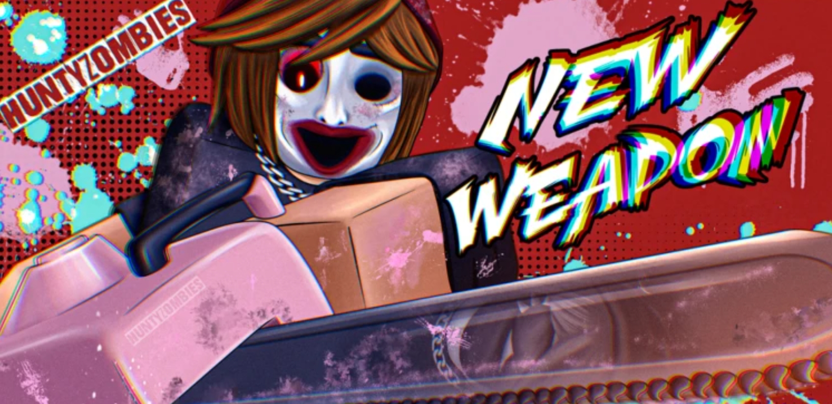 Hunty Zombies Chainsaw Update Guide: New Weapons, Perks, Pets & Codes!