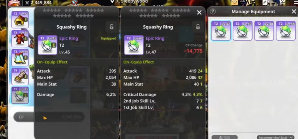 MapleStory Idle RPG, How to Farm EPQ & Get UR Rings Guide