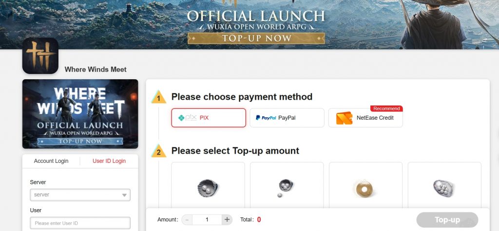 How to Fix Top-Up Problems in Where Winds Meet Guide