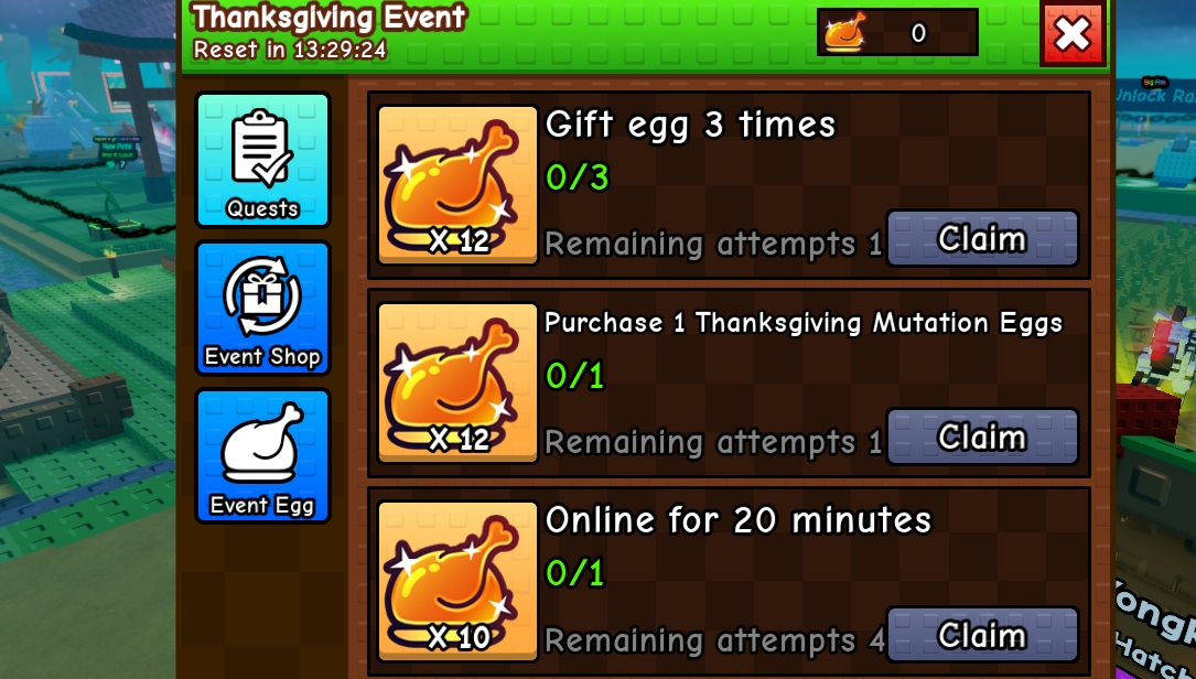 How to Get & Farm Turkey the Event Currency Build a Zoo Thanksgiving Update Guide